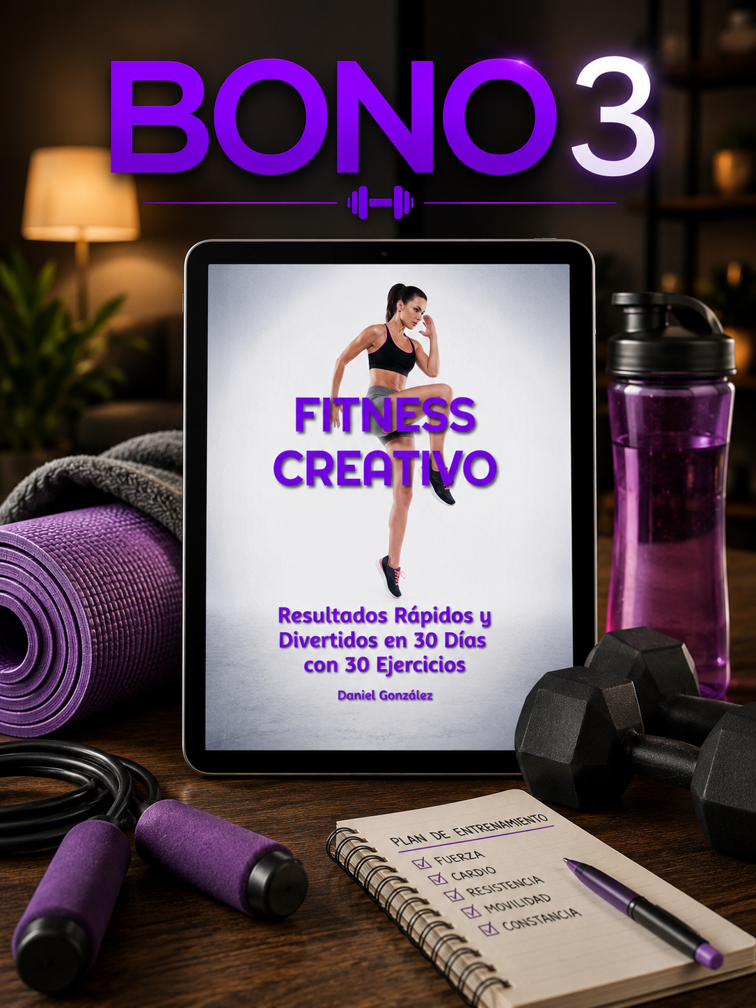 Fitness creativo en casa